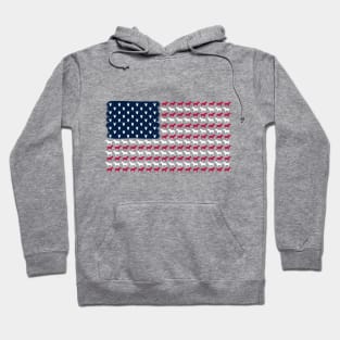 USA Bull Terrier Flag Hoodie